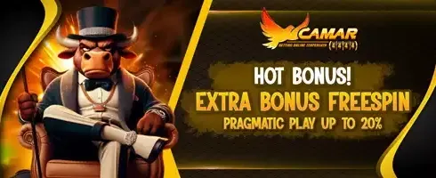 Bonus Member Baru Extra 100% promotion banner
